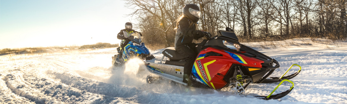 2019 Polaris® INDY® EVO™ 800 and 2019 Polaris® Switchback® PRO-S for sale in Polaris® West of Yellowstone, West Yellowstone, Montana